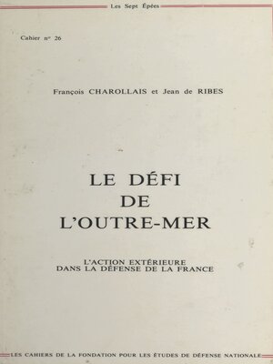 cover image of Le défi de l'Outre-mer